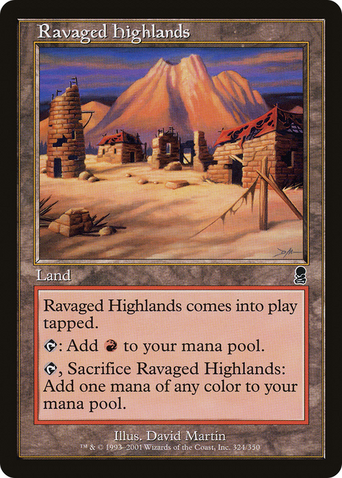 Ravaged Highlands (ODY-324) - Odyssey Foil
