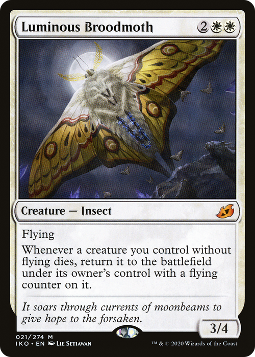 Luminous Broodmoth (IKO-021) - Ikoria: Lair of Behemoths Foil