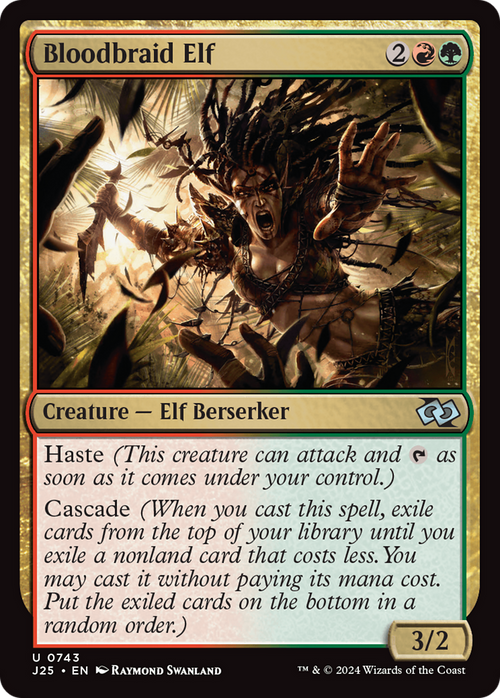 Bloodbraid Elf (J25-743) - Foundations Jumpstart