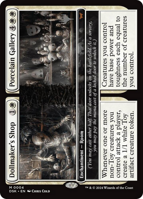 Dollmaker's Shop // Porcelain Gallery (PPDSK-004) - Duskmourn: House of Horror Promos Foil