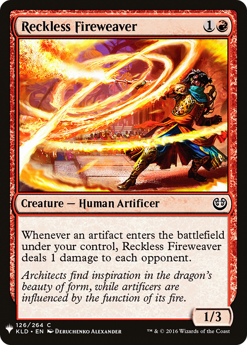 Reckless Fireweaver (LIST-KLD-126) - The List