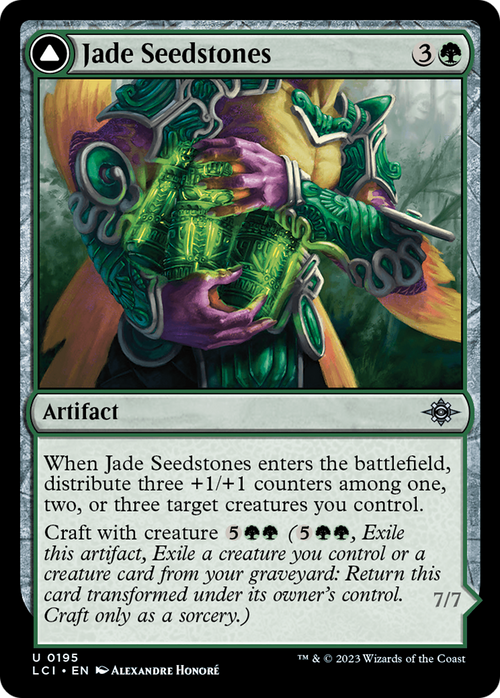 Jade Seedstones (LCI-195) - The Lost Caverns of Ixalan