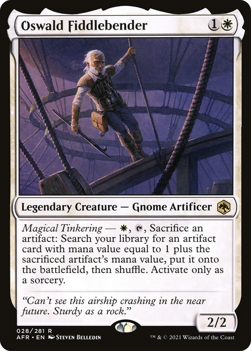 Oswald Fiddlebender (AFR-028) - Adventures in the Forgotten Realms Foil
