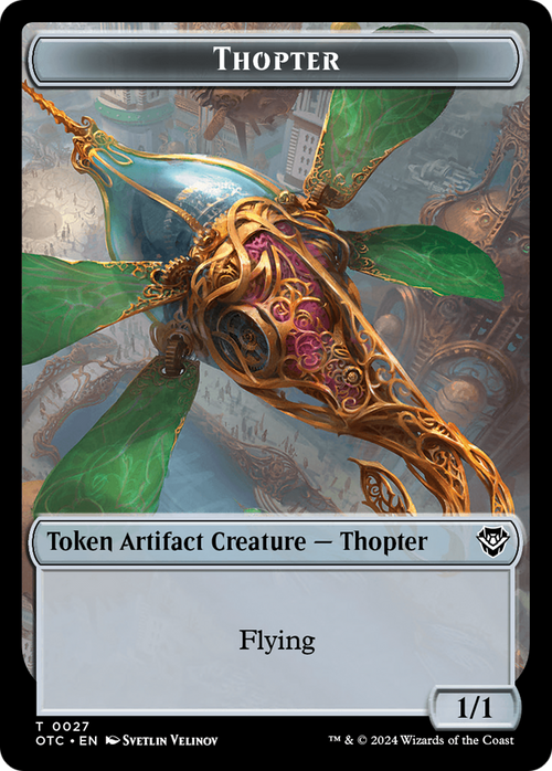 Thopter (TOTC-027) - Outlaws of Thunder Junction Commander Tokens