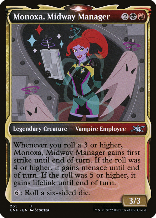Monoxa, Midway Manager (Showcase) (UNF-265) - Unfinity: (Showcase)
