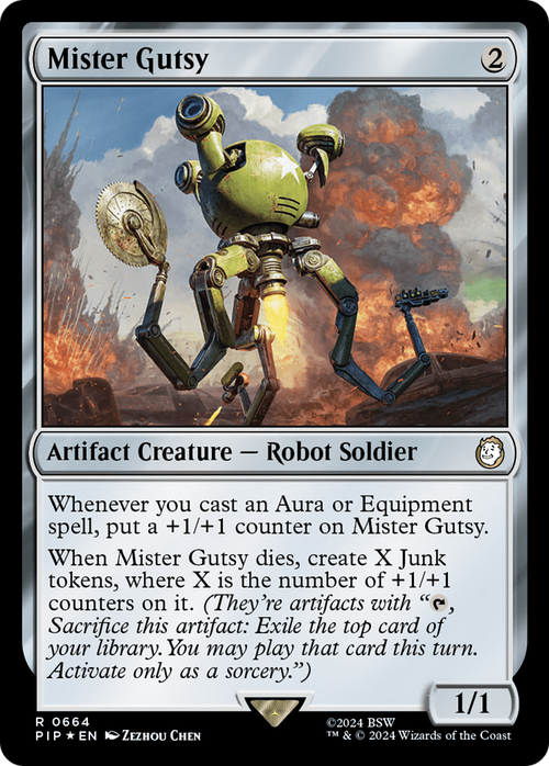 Mister Gutsy (Surge Foil) (PIP-664) - Fallout Foil