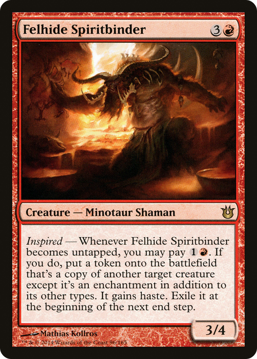Felhide Spiritbinder (BNG-096) - Born of the Gods Foil
