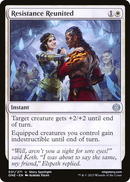 Resistance Reunited (ONE-031) - Phyrexia: All Will Be One Foil
