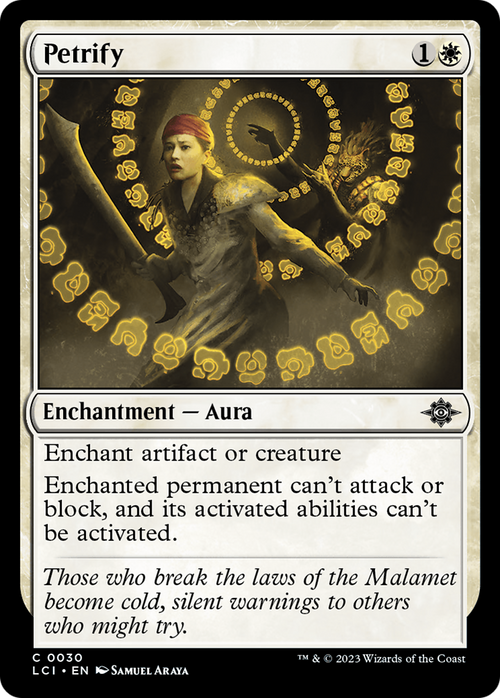 Petrify (LCI-030) - The Lost Caverns of Ixalan Foil