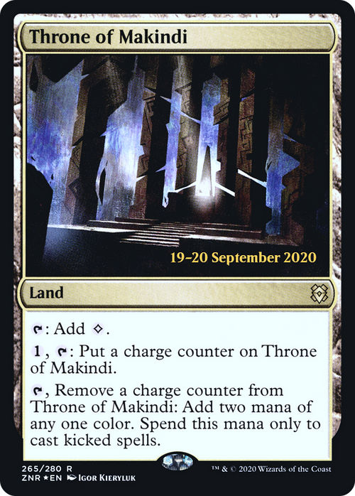 Throne of Makindi (PRE-265S) - Zendikar Rising Promos Foil