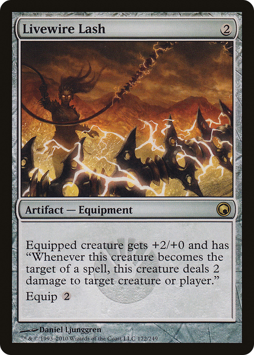 Livewire Lash (SOM-172) - Scars of Mirrodin Foil