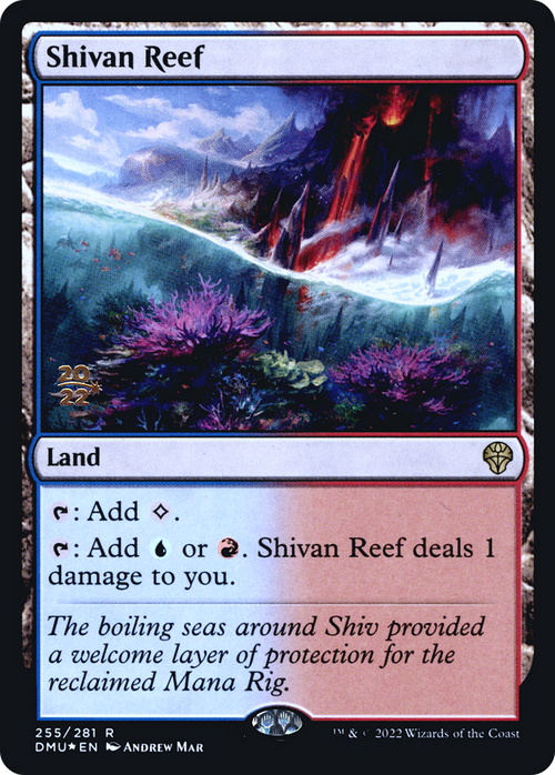 Shivan Reef (PRE-255) - Dominaria United Promos Foil