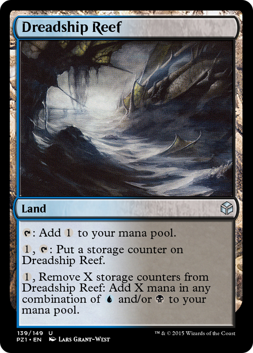 Dreadship Reef (PZ1-139) - Legendary Cube Prize Pack Foil