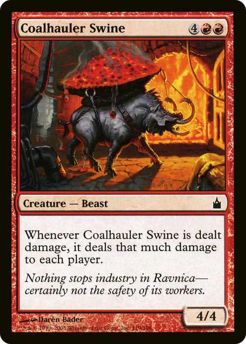 Coalhauler Swine (RAV-119) - Ravnica: City of Guilds