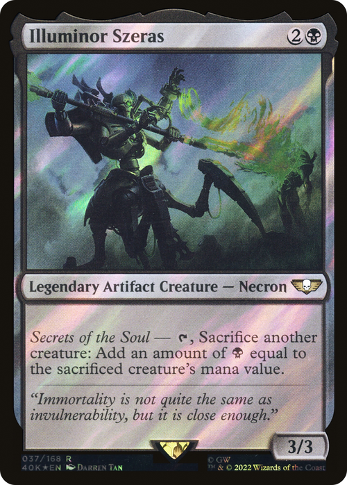 Illuminor Szeras (Surge Foil) (40K-037) - Warhammer 40,000 Commander Foil