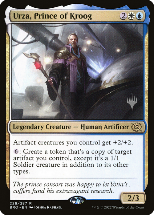 Urza, Prince of Kroog (PPBRO-226) - The Brothers' War Promos