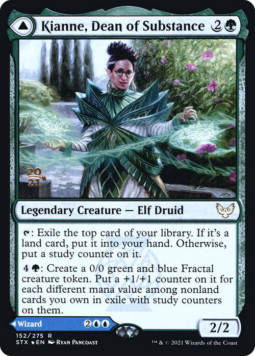 Kianne, Dean of Substance (PRE-152S) - Strixhaven: School of Mages Promos Foil