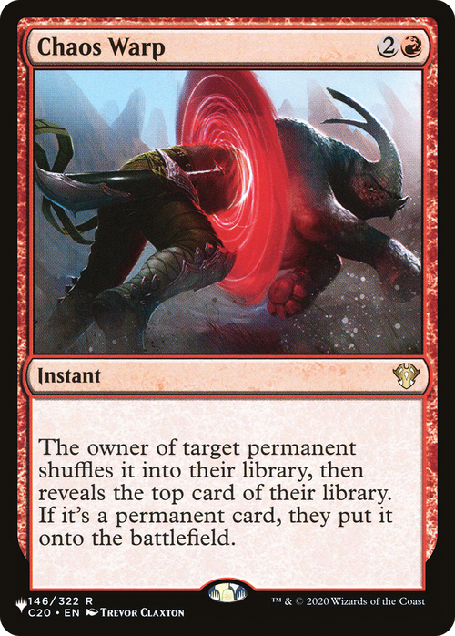 Chaos Warp (C20) (LIST-C20-146) - The List