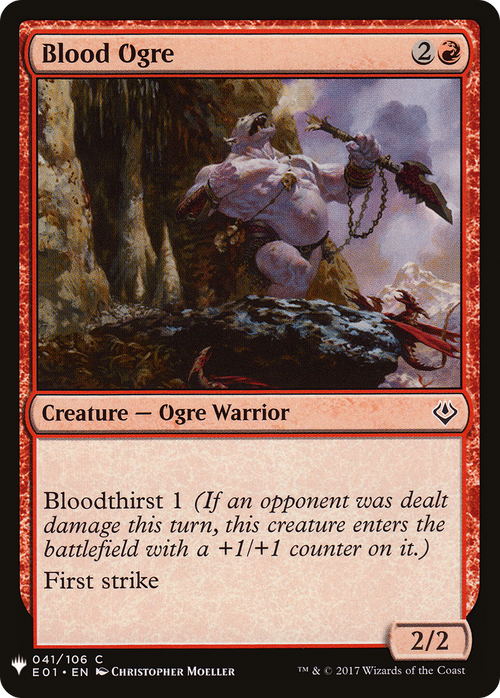 Blood Ogre (LIST-E01-41) - The List
