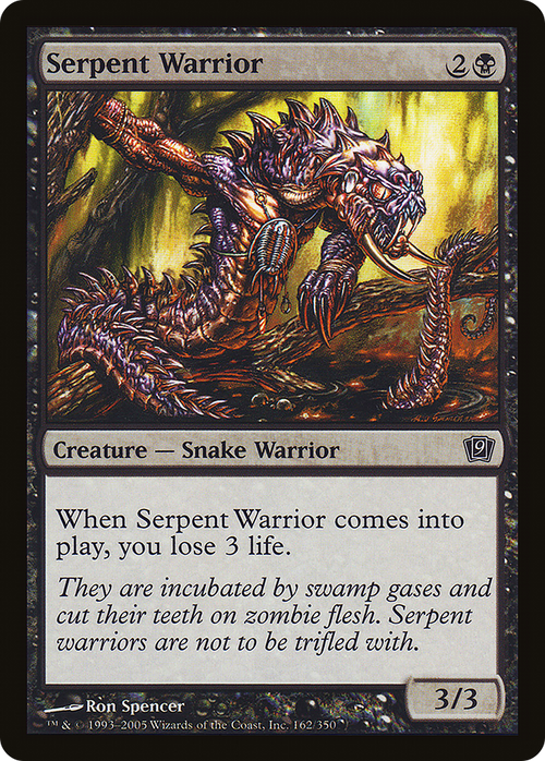 Serpent Warrior (9ED-) - 9th Edition Foil