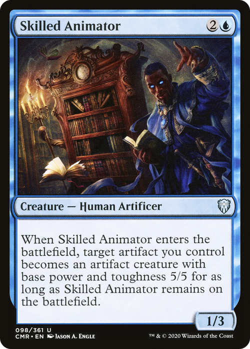 Skilled Animator (CMR-098) - Commander Legends Foil
