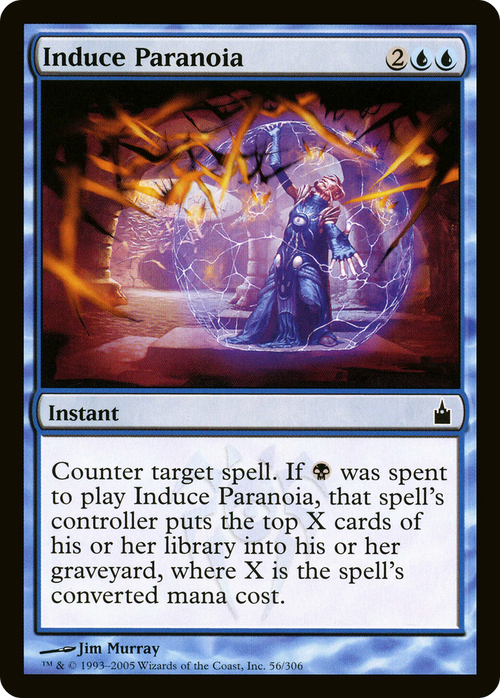 Induce Paranoia (RAV-056) - Ravnica: City of Guilds Foil