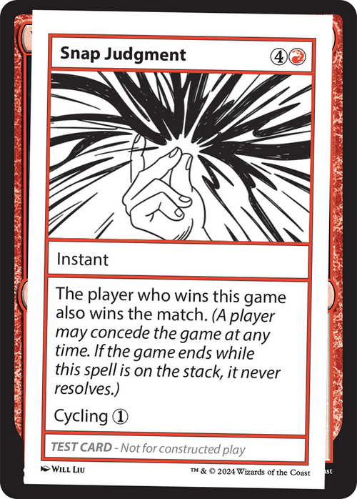 Snap Judgment (MB2PC-) - Mystery Booster 2