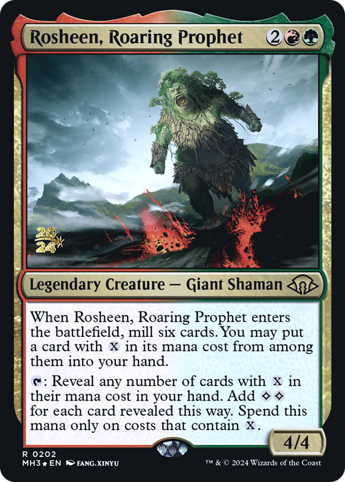 Rosheen, Roaring Prophet (PRE-202) - Modern Horizons 3 Promos Foil