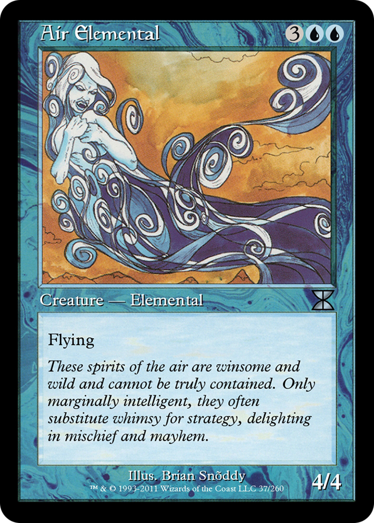 Air Elemental (ME4-037) - Masters Edition IV Foil