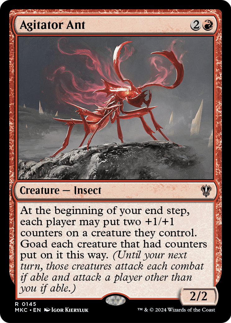Agitator Ant (MKC-145) - Murders at Karlov Manor Commander