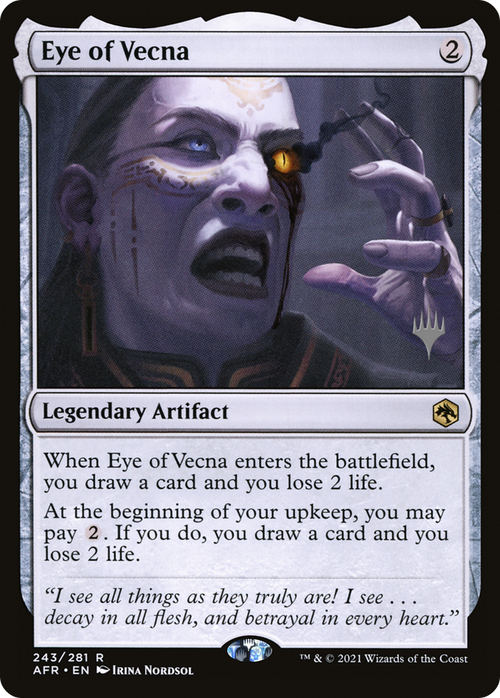 Eye of Vecna (PPAFR-243P) - Adventures in the Forgotten Realms Promos Foil