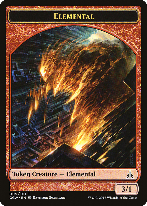 Elemental Token (Red) (OGW-009) - Oath of the Gatewatch Tokens
