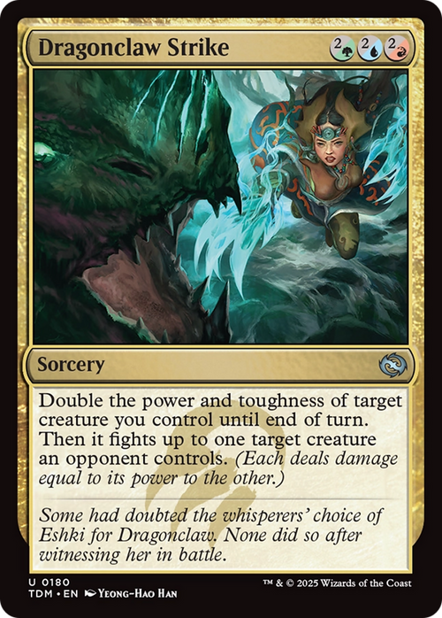 Dragonclaw Strike (TDM-180) - Tarkir: Dragonstorm