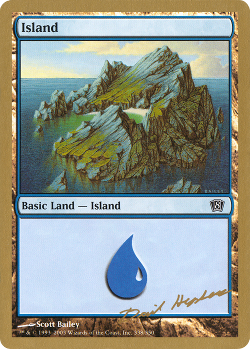 Island (338) - 2003 Dave Humpherys (8ED) (WCD-DH338) - World Championship Decks 2003
