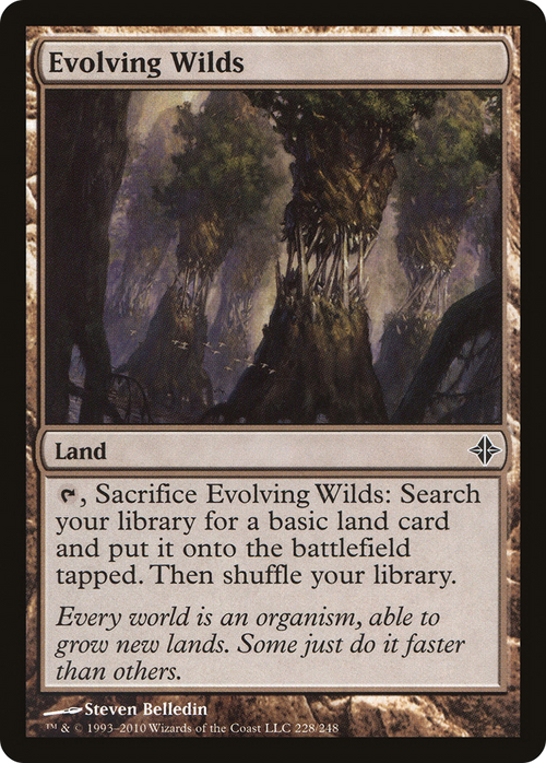 Evolving Wilds (ROE-228) - Rise of the Eldrazi Foil