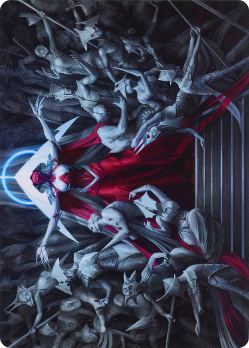 Elesh Norn, Mother of Machines // Elesh Norn, Mother of Machines (AONE-002) - Phyrexia: All Will Be One Art Series (Borderless) Foil