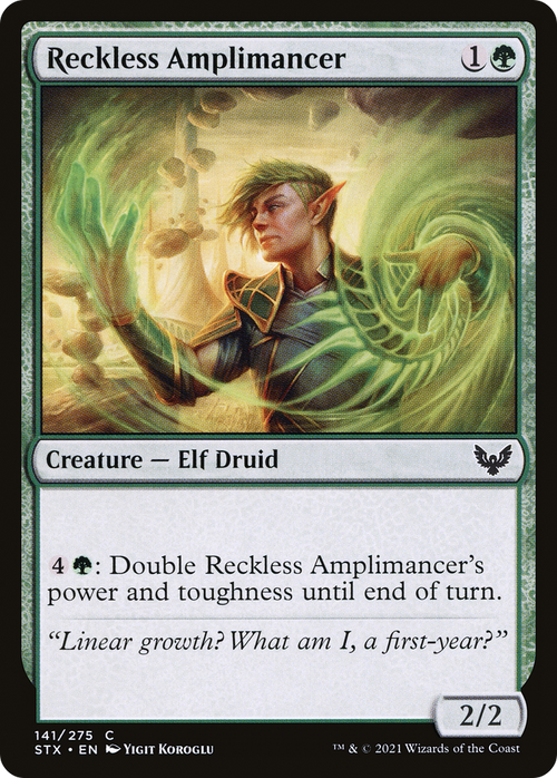 Reckless Amplimancer (STX-141) - Strixhaven: School of Mages