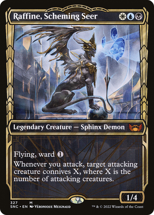 Raffine, Scheming Seer (Showcase) (SNC-327) - Streets of New Capenna: (Showcase)