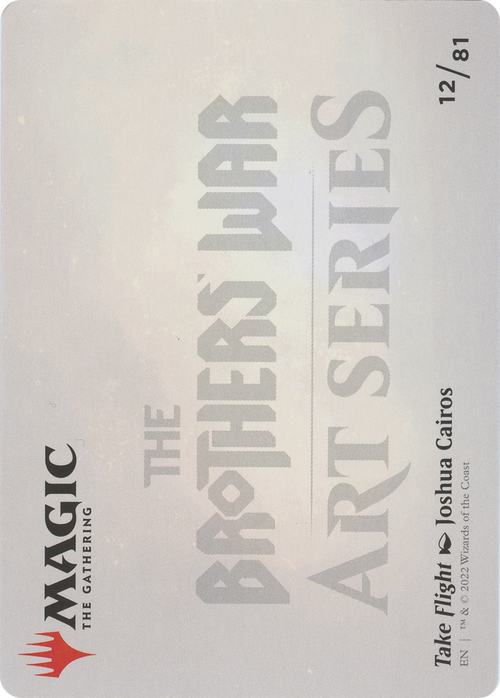 Take Flight // Take Flight (ABRO-012) - The Brothers' War Art Series (Borderless) Foil