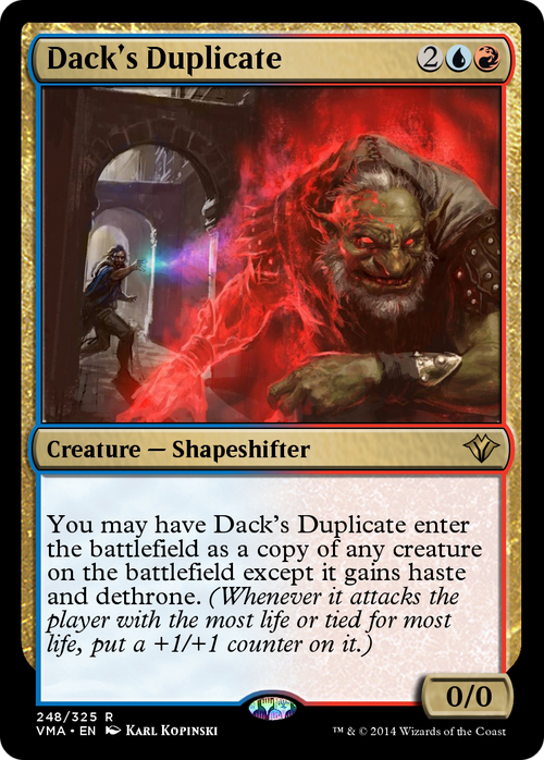 Dack's Duplicate (VMA-248) - Vintage Masters Foil