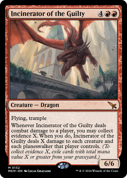 Incinerator of the Guilty (PPMKM-132) - Murders at Karlov Manor Promos