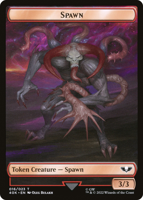 Spawn (T40K-016) - Warhammer 40,000 Tokens