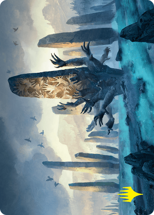 Soulstone Sanctuary // Soulstone Sanctuary (AFDN-019) - Foundations Art Series (Borderless) Foil