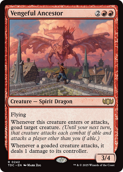 Vengeful Ancestor (TDC-242) - Commander: Tarkir: Dragonstorm