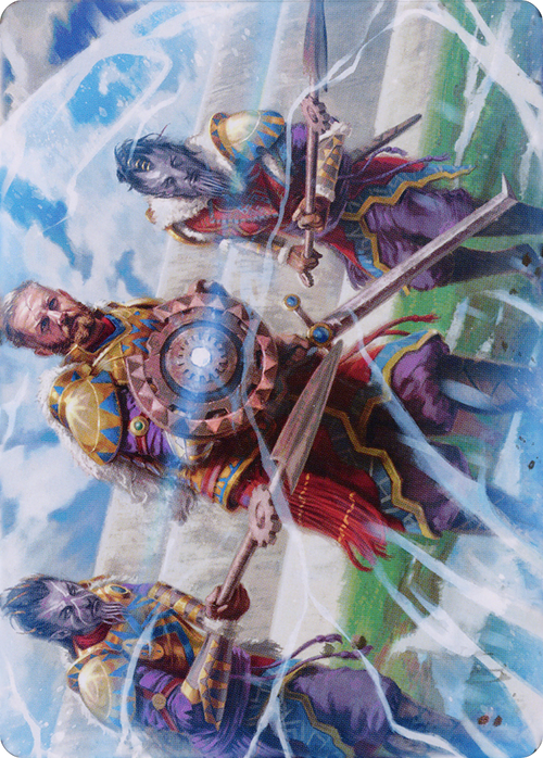 Argivian Phalanx // Argivian Phalanx (ADMU-003) - Dominaria United Art Series (Borderless) Foil