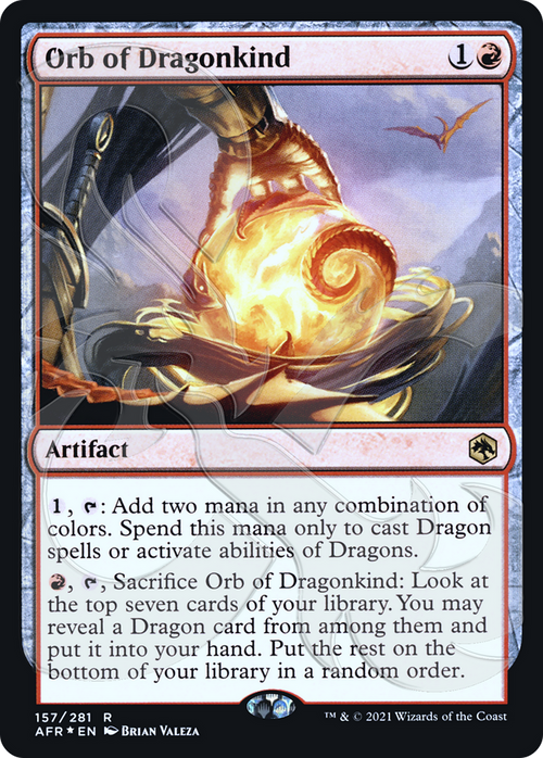 Orb of Dragonkind (AFR&-157A) - Adventures in the Forgotten Realms Promos Foil
