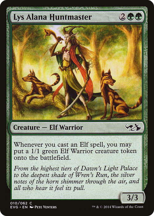 Lys Alana Huntmaster (DD3-010) - Duel Decks Anthology: Elves vs. Goblins