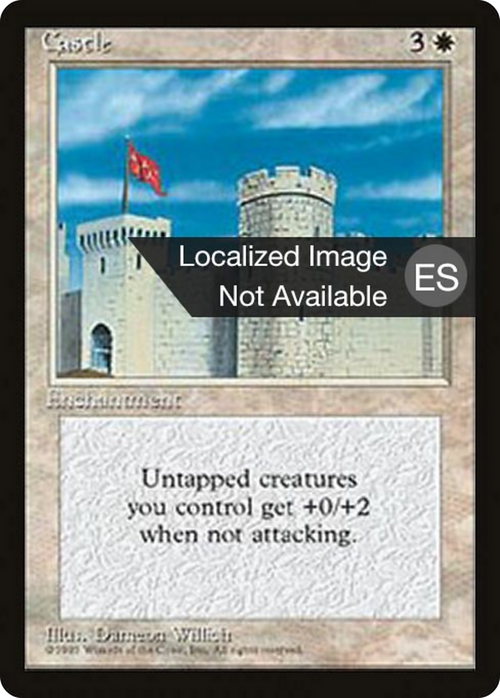 Castle (4BB-) - Fourth Edition Foreign Black Border