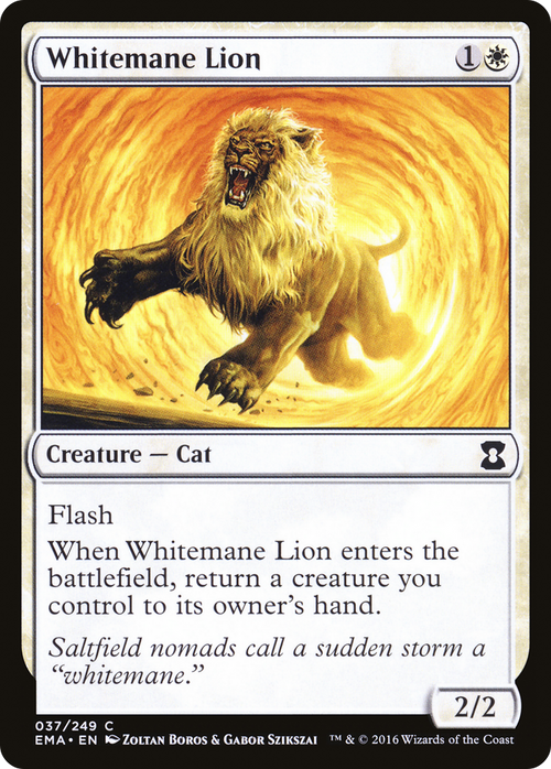 Whitemane Lion (EMA-037) - Eternal Masters Foil