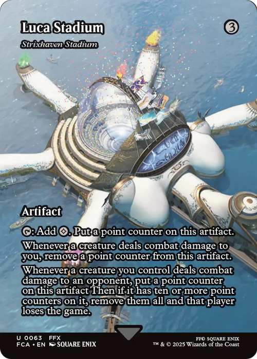 Luka Stadium - Strixhaven Stadium (Showcase) (Misprint) (FCA-063) - FINAL FANTASY: Through the Ages / Luca Stadium (Borderless) Foil